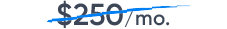 $250 per month