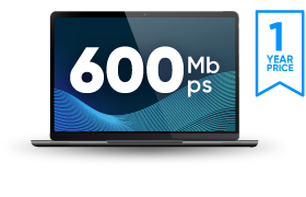 600 Mbps for 1 year