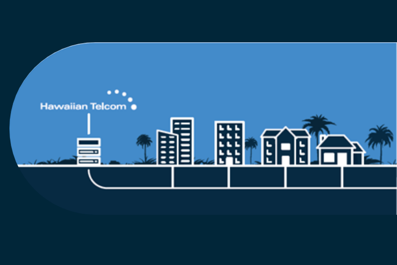 Hawaiian Telcom brings fiber internet to businesses and homes.